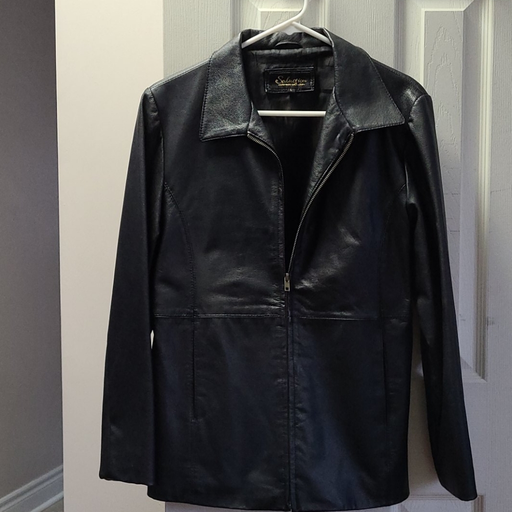 Ladies leather jacket